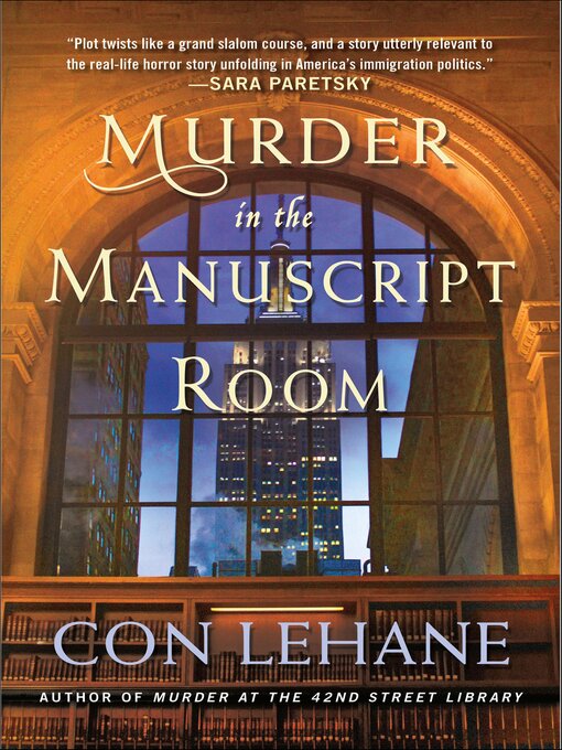 Title details for Murder in the Manuscript Room by Con Lehane - Wait list
